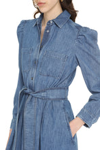 Load image into Gallery viewer, Luana denim shirtdress
