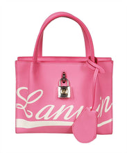 Load image into Gallery viewer, Logo print leather handbag
