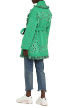 Load image into Gallery viewer, Bandana jacquard cardigan

