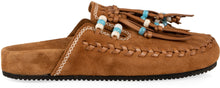Load image into Gallery viewer, Salvation Mountain suede mules
