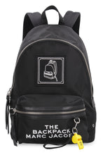 Load image into Gallery viewer, Embroidered patch nylon backpack
