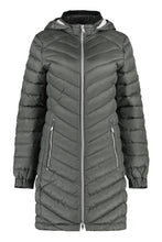 Load image into Gallery viewer, Techno fabric long down jacket
