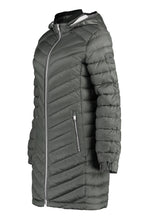 Load image into Gallery viewer, Techno fabric long down jacket
