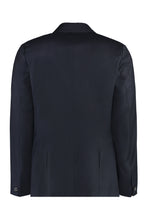 Load image into Gallery viewer, Wool-cashmere blend two-button blazer

