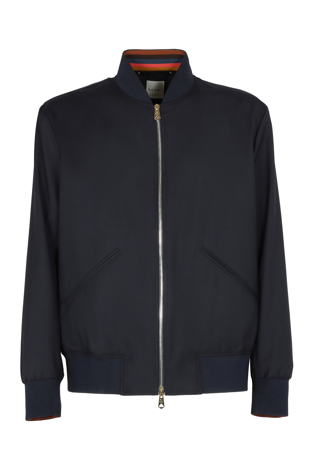 Wool bomber-style jacket