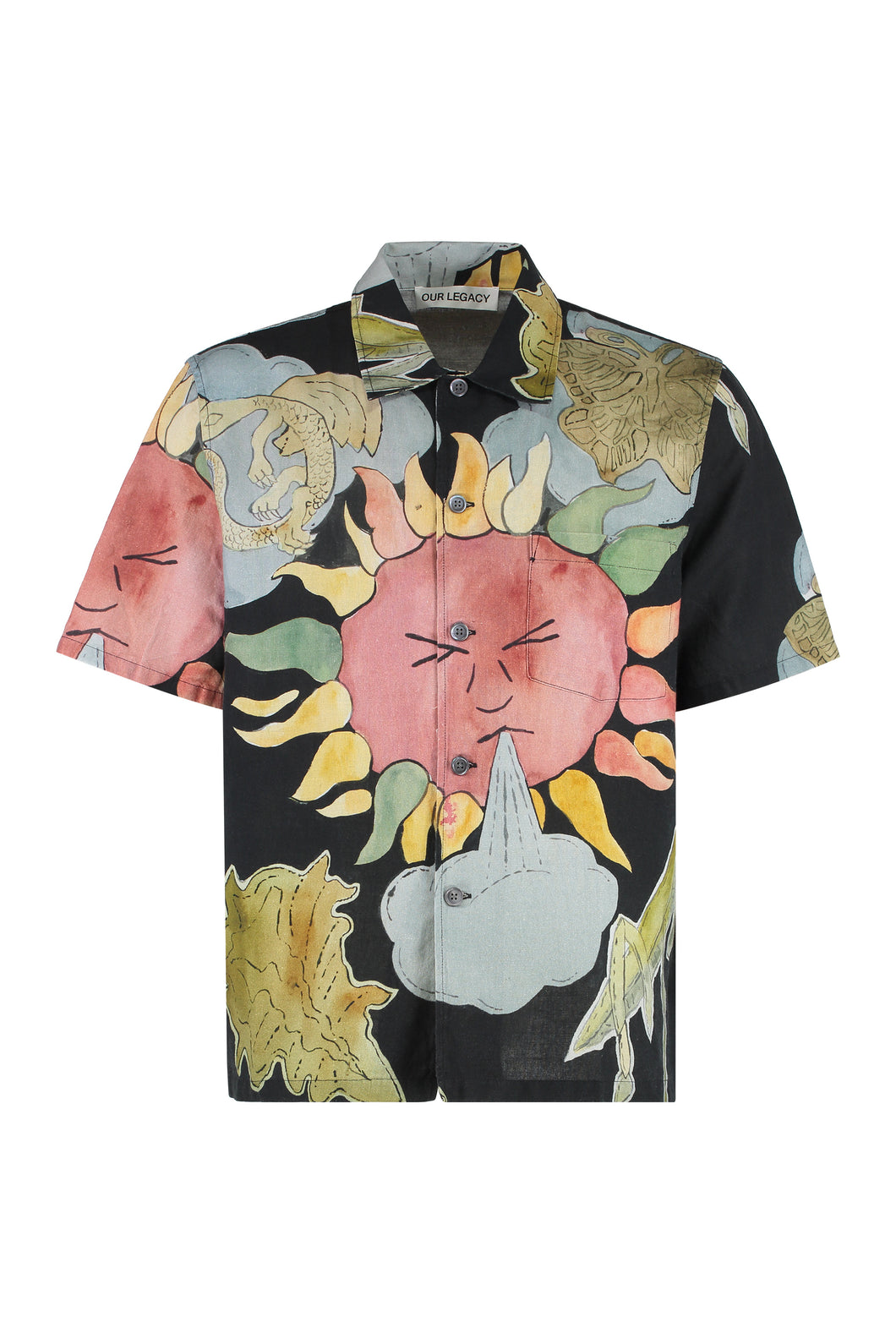 Box Linen-cotton blend shirt