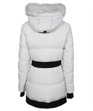 Load image into Gallery viewer, Cambria fur hood long down jacket
