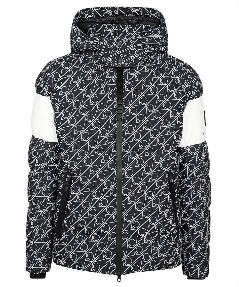 Hooded nylon down jacket