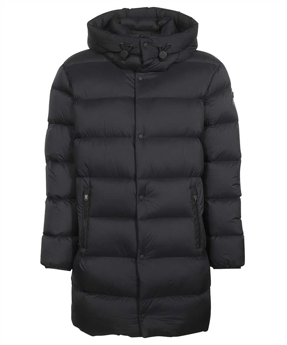 Nostrand hooded nylon down jacket