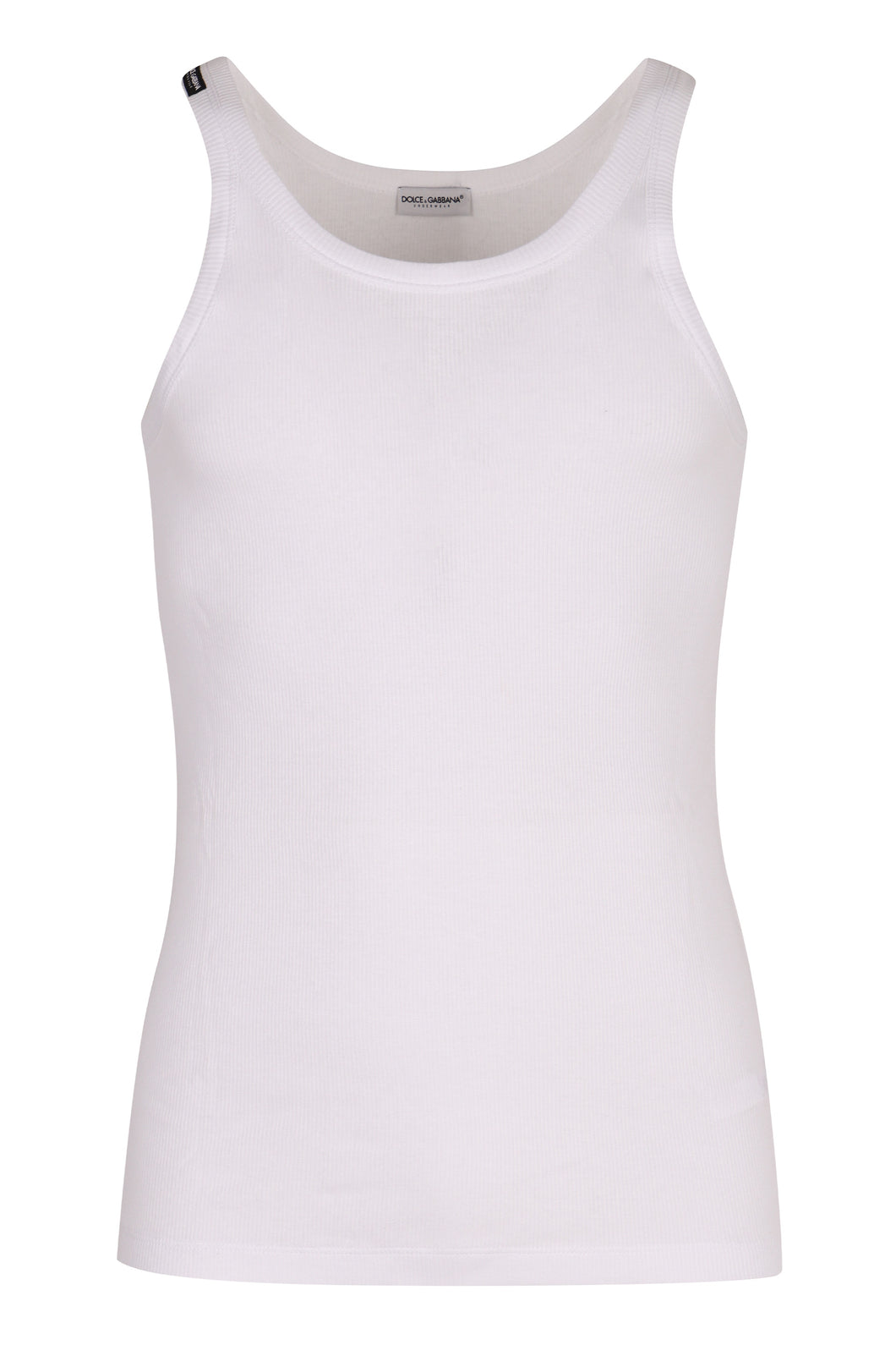 Logo cotton tank top