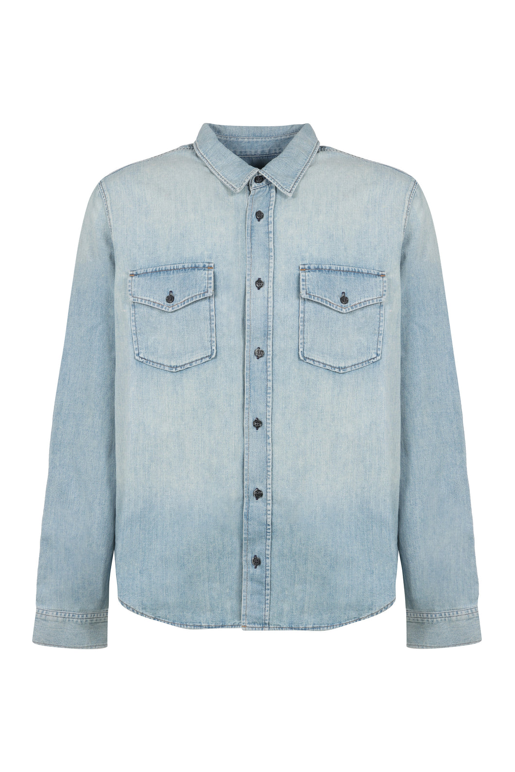Utility denim shirt