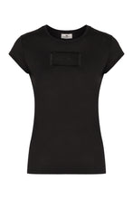 Load image into Gallery viewer, Viscose crew-neck T-shirt
