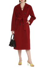Load image into Gallery viewer, Madame double-breasted wool and cashmere coat
