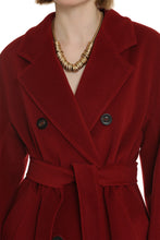 Load image into Gallery viewer, Madame double-breasted wool and cashmere coat
