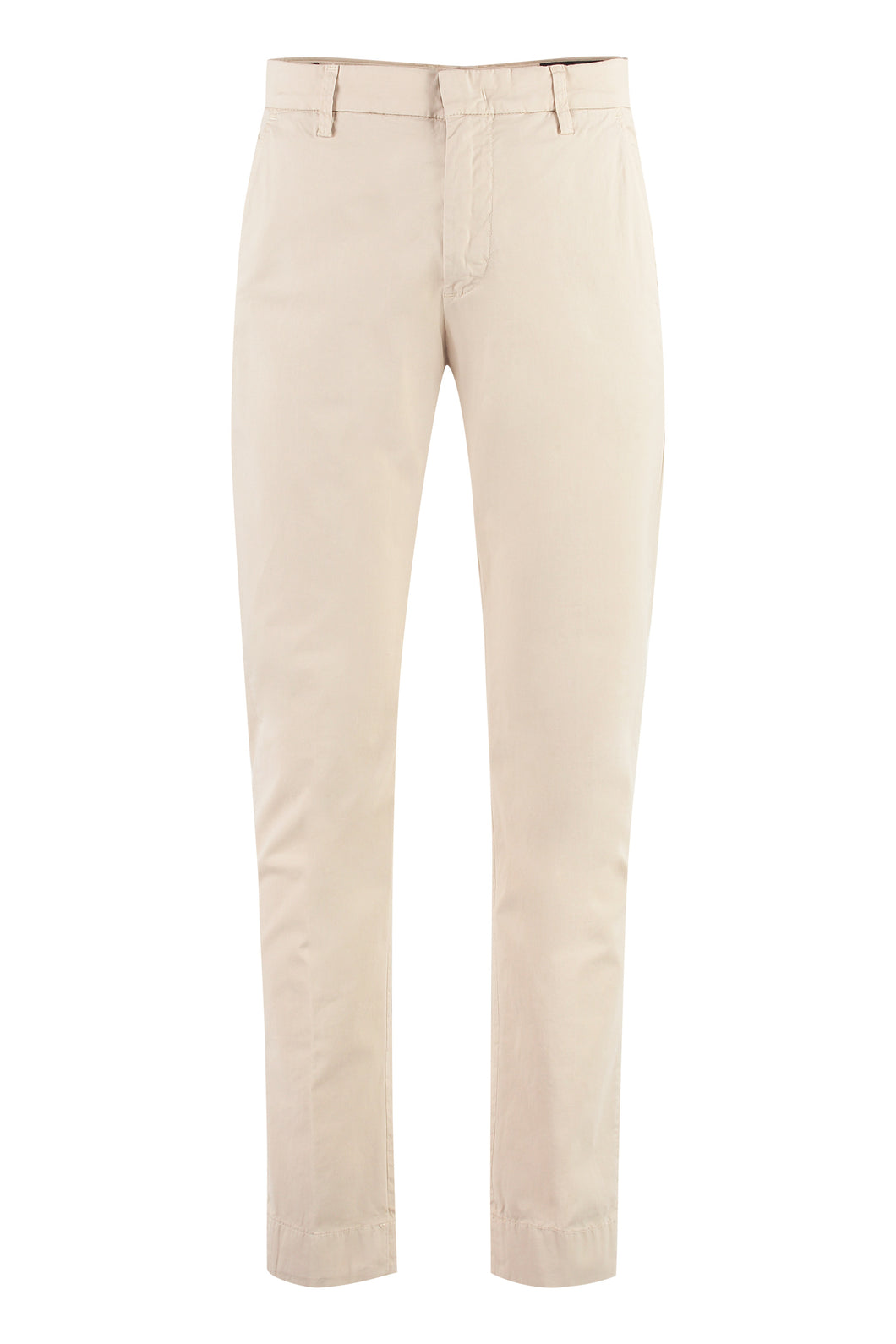 Stretch cotton chino trousers