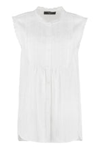 Load image into Gallery viewer, Marche embroidered linen blouse
