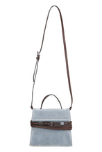 Load image into Gallery viewer, Moschino Tie Me Small Denim handbag

