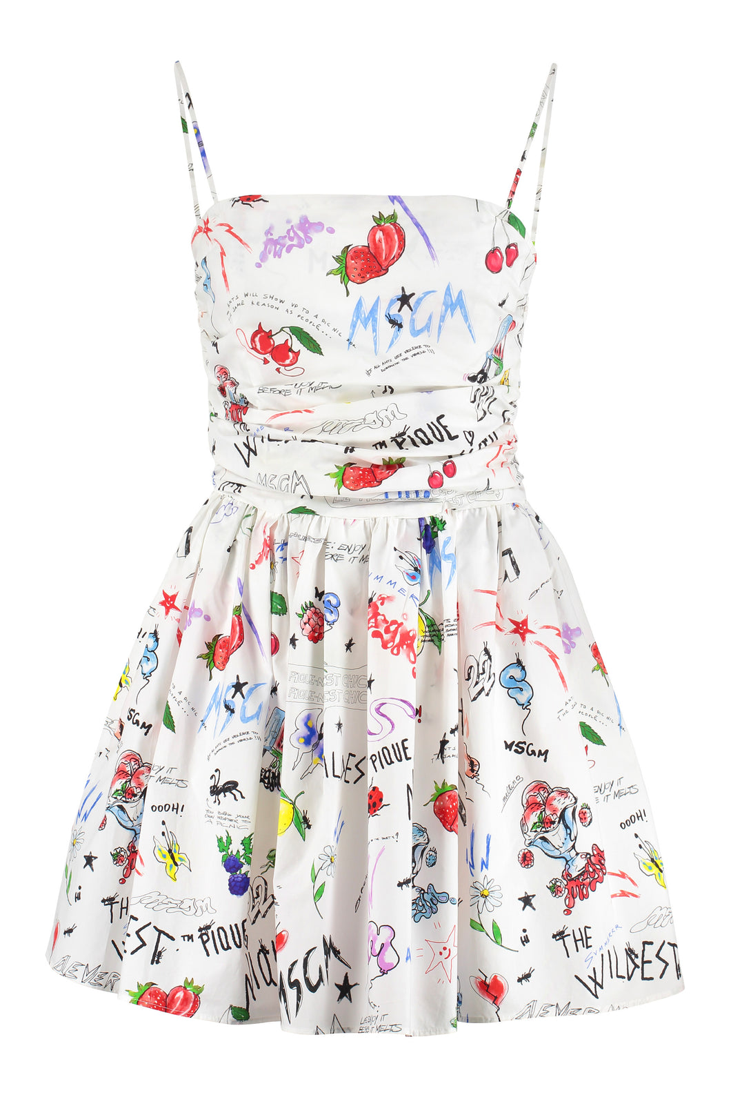 Printed cotton dress