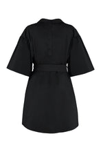 Load image into Gallery viewer, Belted cotton shirtdress
