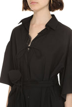 Load image into Gallery viewer, Belted cotton shirtdress
