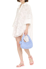 Load image into Gallery viewer, Broderie anglaise details cotton shirtdress
