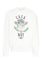 Load image into Gallery viewer, Embroidered logo crew-neck sweatshirt
