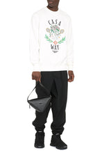 Load image into Gallery viewer, Embroidered logo crew-neck sweatshirt
