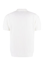 Load image into Gallery viewer, Knitted cotton polo shirt
