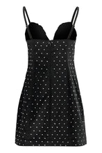 Load image into Gallery viewer, Embellished velvet dress
