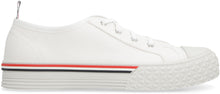 Load image into Gallery viewer, Collegiate canvas low-top sneakers
