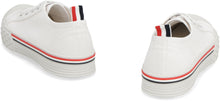 Load image into Gallery viewer, Collegiate canvas low-top sneakers
