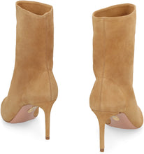 Load image into Gallery viewer, Matignon suede pointy-toe ankle boots
