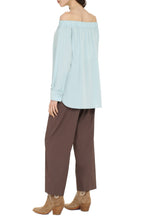 Load image into Gallery viewer, Michela silk off-the-shoulder blouse
