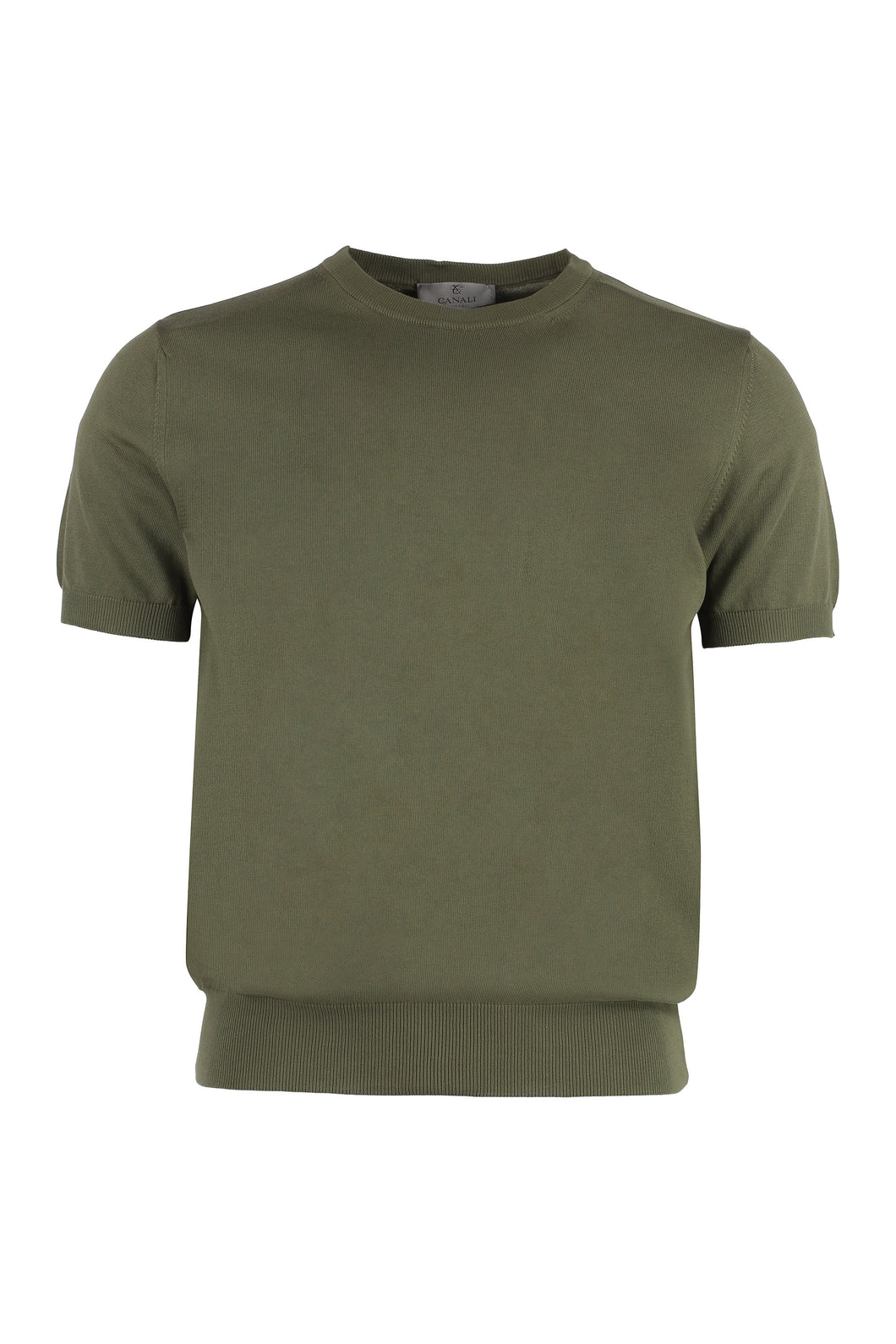 Cotton short sleeve sweater