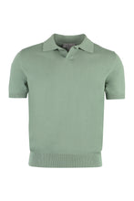 Load image into Gallery viewer, Knitted cotton polo shirt
