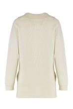 Load image into Gallery viewer, Sweater in mixed wool with a jewel strap
