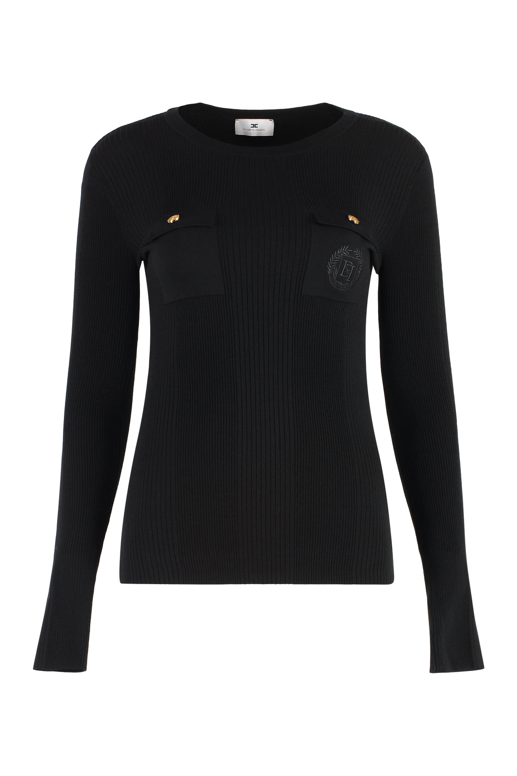 Knitted silk and viscose top