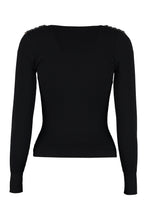 Load image into Gallery viewer, V-neck ribbed sweater
