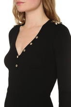 Load image into Gallery viewer, V-neck ribbed sweater
