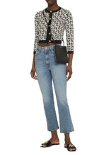 Load image into Gallery viewer, Knitted cardigan with jacquard logo

