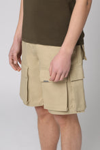 Load image into Gallery viewer, Cotton cargo bermuda shorts
