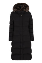 Load image into Gallery viewer, Long Zagara down jacket with hood
