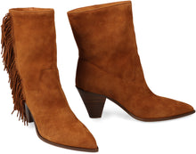 Load image into Gallery viewer, Suede ankle boots

