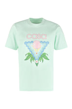 Load image into Gallery viewer, Cotton crew-neck T-shirt
