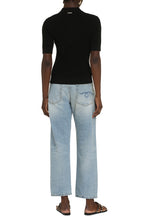Load image into Gallery viewer, Ribbed knit polo shirt
