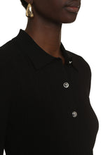 Load image into Gallery viewer, Ribbed knit polo shirt

