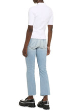 Load image into Gallery viewer, Ribbed knit polo shirt
