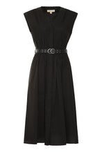 Load image into Gallery viewer, Belted cotton dress
