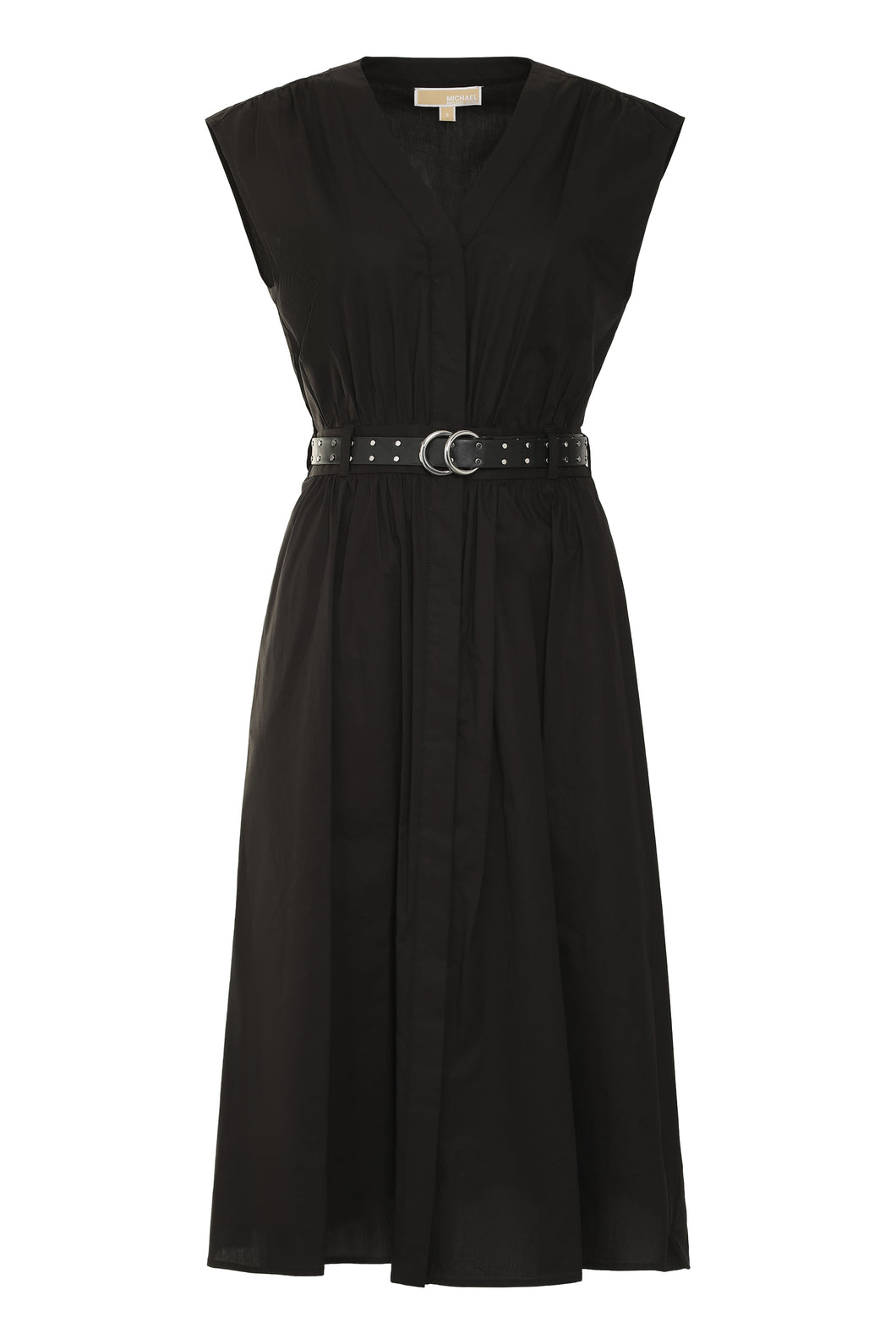 Belted cotton dress