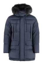 Load image into Gallery viewer, Hooded nylon down jacket
